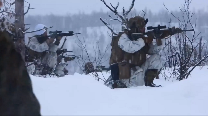 北約近期在靠近俄羅斯邊境的芬蘭舉行「北歐響應 2024」軍事演習。   圖：翻攝自 rainbow7852 X（前推特）帳號