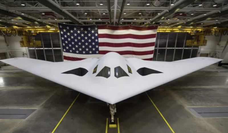 美國B-21隱形轟炸機。   翻攝自 騰訊網  3号视频