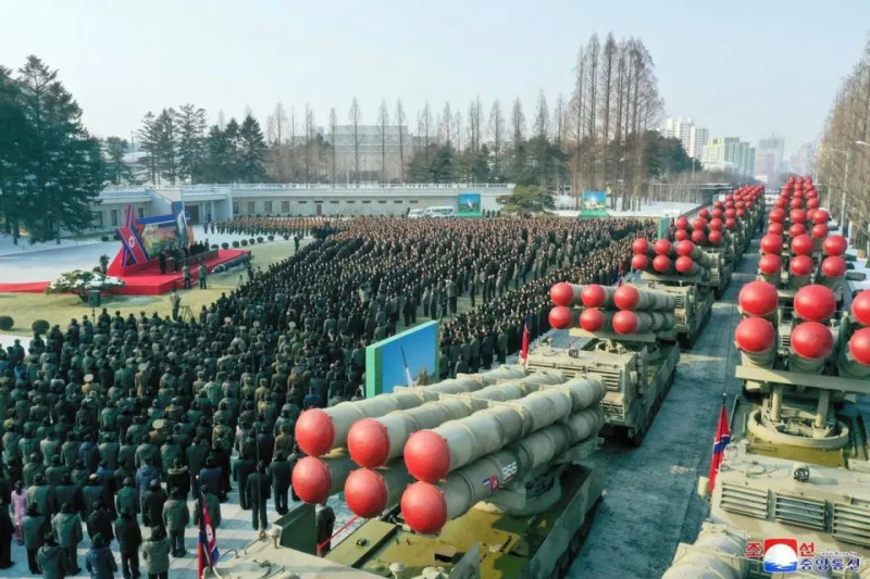 北韓擁有大量的火砲、導彈。   圖：翻攝自騰訊網