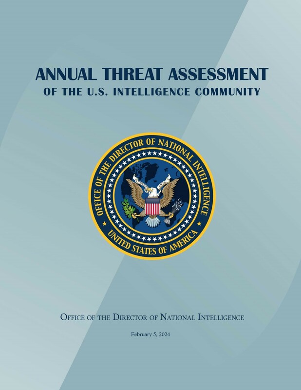  2024美國情報界年度威脅評估報告   圖：翻攝自美國情報總監辦公室Ｘ（推特）