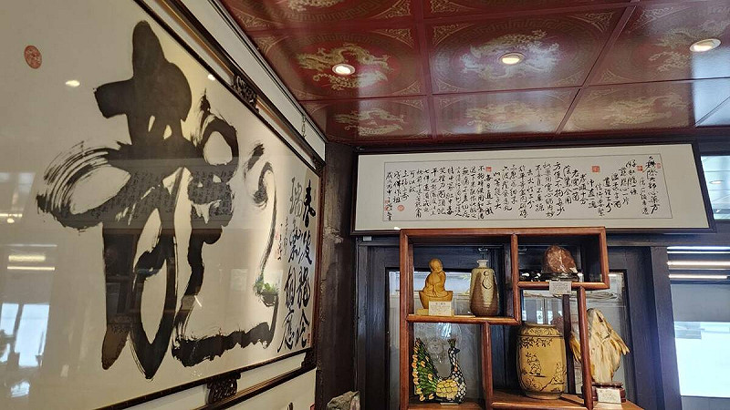 王誠一作品獲世界各國名流收藏。   圖：孫家銘攝