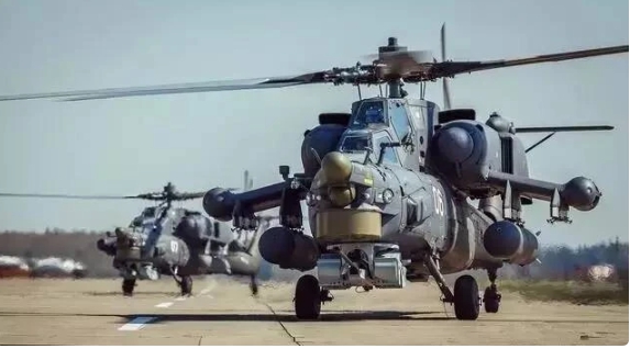 俄軍的戰鬥直升機。   圖 : 翻攝自陳輝紀實