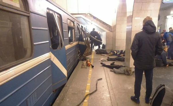 中媒指出，ISIS-K也進行了2017年聖彼得堡的地鐵攻擊。   圖 : 翻攝自衝哥瞰天下