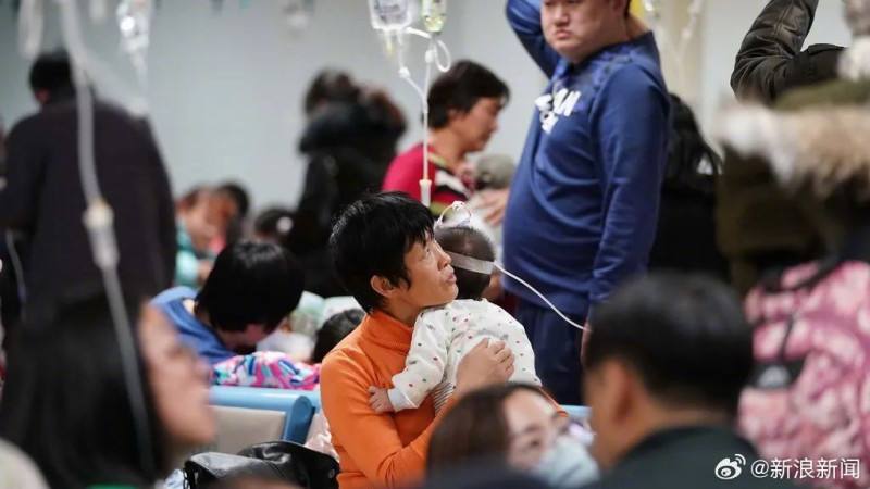 中國百日咳各地發病率有上升趨勢，兒童患者越來越多。   圖：翻攝自微博@新浪新聞