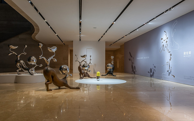 《流於形式—梁任宏個展》展場一隅。 圖:高雄市立美術館/提供