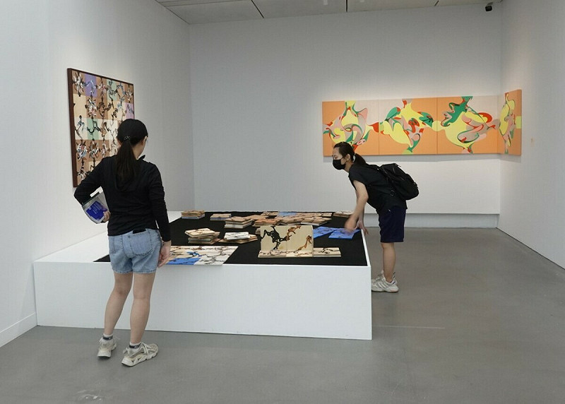 梁任宏個展充滿互動體驗。 圖:高雄市立美術館/提供