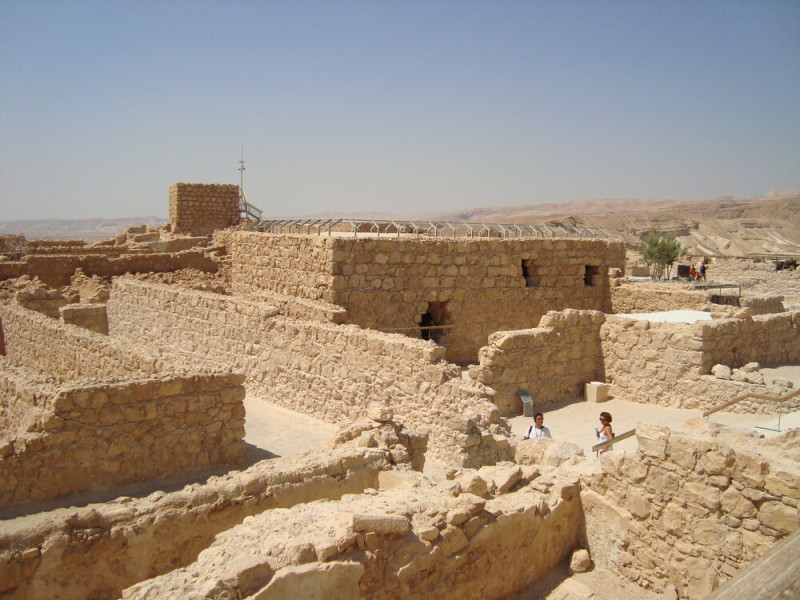 馬薩達(Masada)至今還保留古代以色列王國碉堡。   圖：UNESCO/Leila Maziz