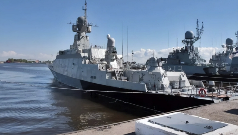 俄羅斯海軍「謝爾普霍夫」號小型飛彈艦   圖：翻攝自 騰訊網