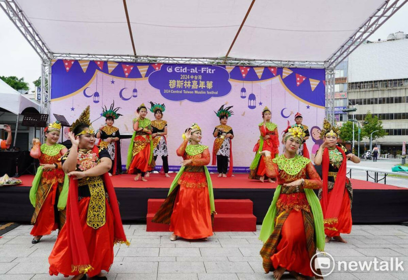 印尼傳統舞蹈表演。   圖：唐復年/攝