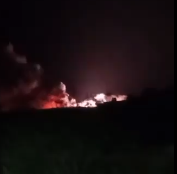 烏克蘭近期成功襲擊克里米亞半島的占科伊機場，給予俄軍打擊。   圖：翻攝自 Giorgi Revishvili X（前推特）帳號