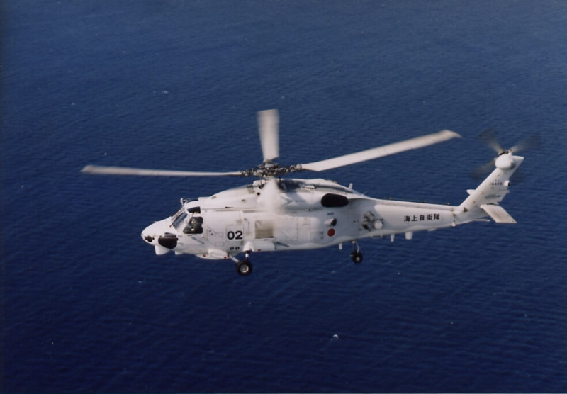 SH60K巡邏直升機同型機。   （圖取自日本海上自衛隊網頁mod.go.jp）