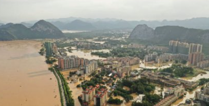 中國廣東近期發生洪災。   圖：翻攝自老司機 X（前推特）帳號