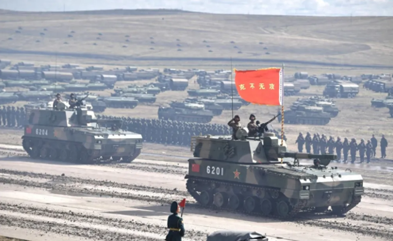 據中國國防部的消息，中國和蒙古將在 4 月底至 5 月下旬期間舉行首次陸軍聯合訓練。   圖 : 翻攝自騰訊網