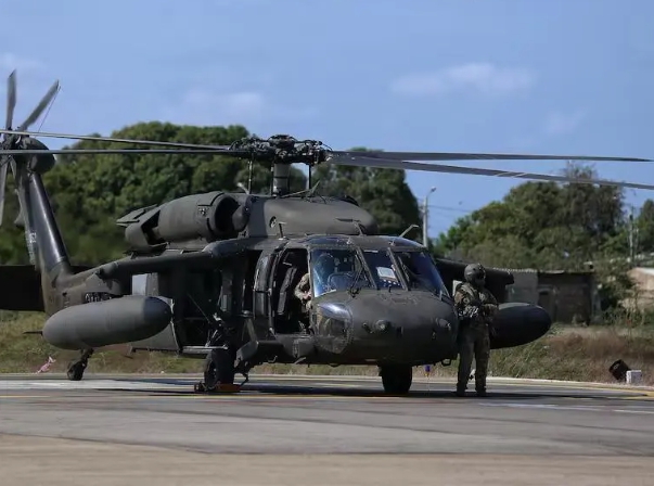 哥倫比亞國民軍的米-17 直升機。(示意圖)   圖 : 翻攝自海外網