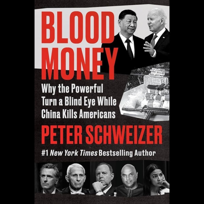 美國智庫「政府問責研究所」總裁施威澤在2月發表的新書《血錢》中揭露中國正透過毒品殘害美國人。   圖：Amazon
