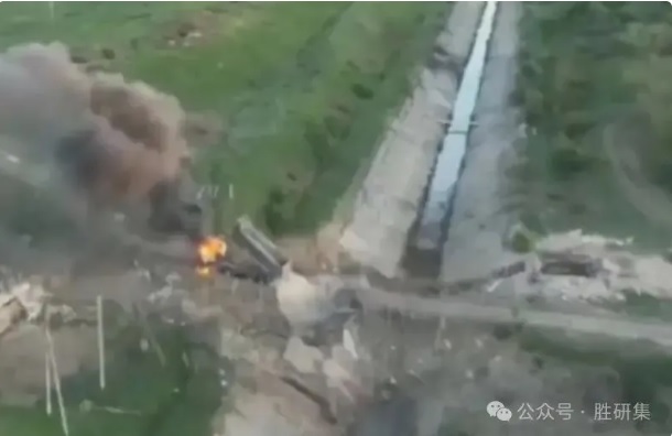 烏克蘭炸毀北頓涅茨克－頓巴斯運河，試圖阻攔俄軍的攻勢。   圖：翻攝自 勝研集