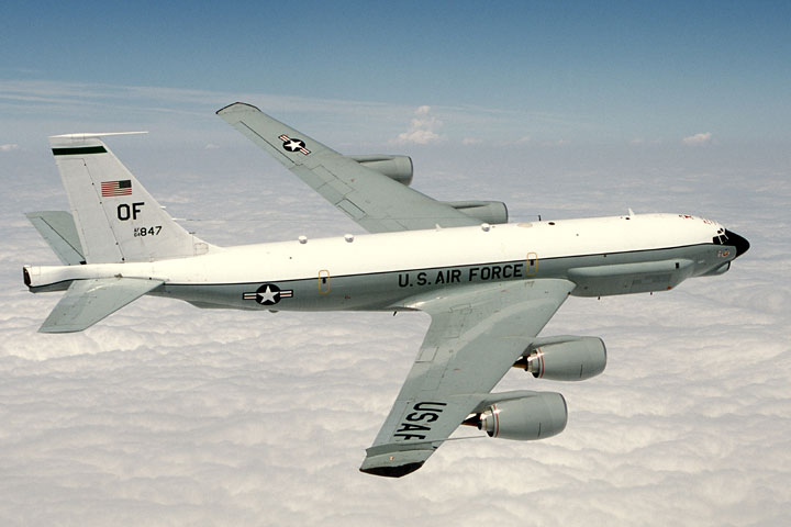 美軍RC-135U電子偵察機。   圖：翻攝United States Air Force
