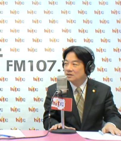 台南市長賴清德今（7）天接受電台專訪時表示，一例一休應該要修法。   圖：截取自直播畫面