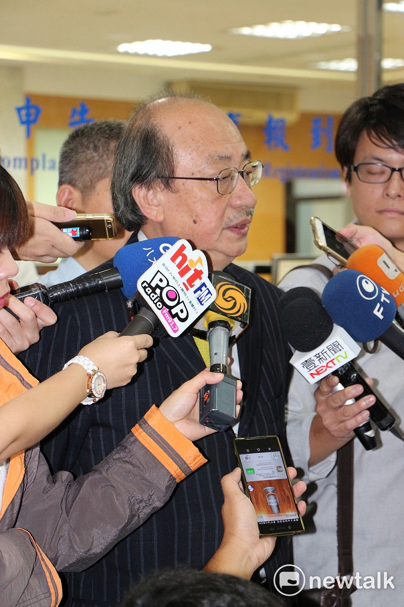 柯建銘強調，馬英九與黃世銘為共同正犯。   圖：廖品瑄/攝