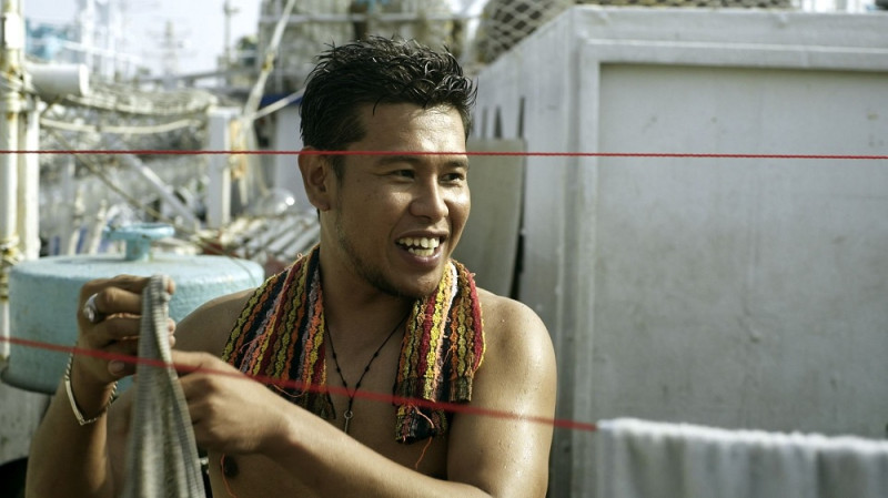 劇情短片《阿尼》刻劃離鄉背井在台工作的菲律賓漁工的生活，曾經在去年入圍坎城影展國際影評人週單元競賽。   圖：文化部提供