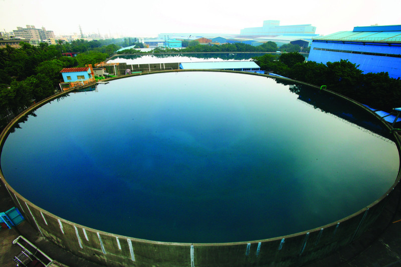 中鋼勵行節水管理及回收水再利用，降低原水使用。   圖：中鋼公司/提供