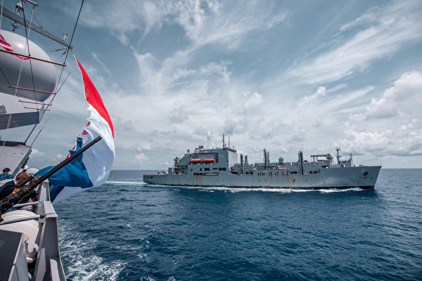 美國海軍與荷蘭海軍近期在南海展開聯合軍演。   圖：翻攝自美國太平洋艦隊