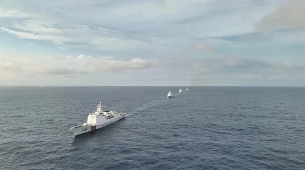 中國海警隊此次也參加解放軍的聯合軍演，一位中國的專家分析稱，此次海警隊將會達成三大方面的突破。   