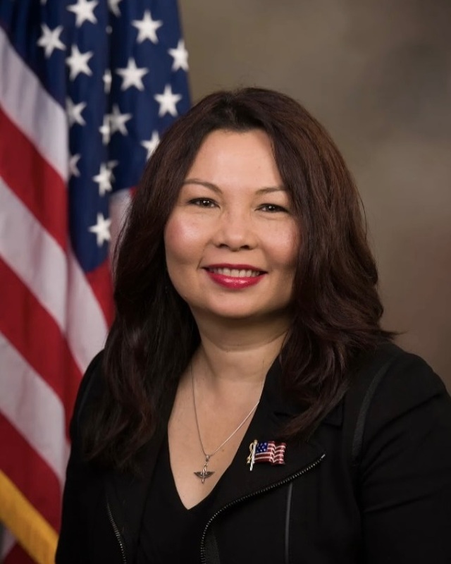 美國參議員達克沃絲Tammy Duckworth。   圖：翻攝AIT臉書