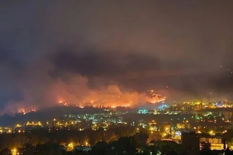 黎巴嫩真主黨最近在以色列北部進行大規模縱火。   圖：翻攝自勝研集
