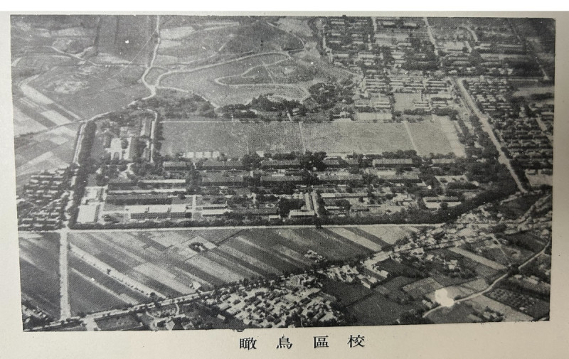 鳳山復校初期的校園鳥瞰圖。   圖 : 陸軍司令部/提供