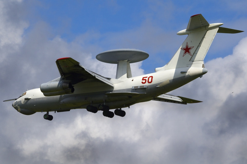 烏軍今年 1 月發射的 1 枚愛國者導彈，在亞速海上空破壞了 1 架俄軍 A-50 預警機。圖為 A-50。   圖：翻攝自維基百科