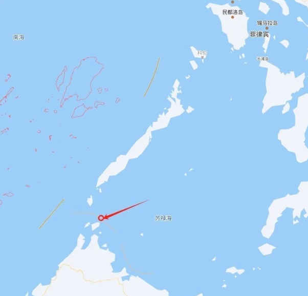  巴拉巴克海峽分隔開了馬來西亞沙巴州和菲律賓巴拉望省。 圖 : 翻攝自觀察者網 