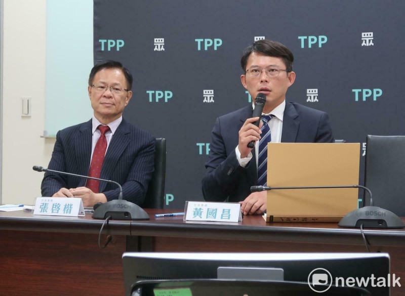 張啓楷自爆「「我們把柯文哲案的光碟聽了好幾次」，打臉黃國昌的「示範帶」說法，律師黃帝穎直言，操弄偵訊錄音干預審判，黃國昌、張啟楷害慘柯文哲。   圖：林朝億/攝（資料照）