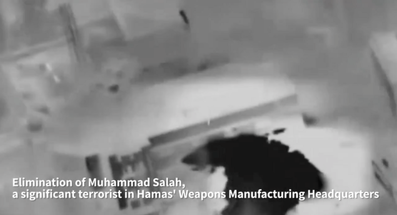 哈馬斯的軍工武器製造頭目和首席專家 Muhammad Salah，連同手下 45 人的隊伍被以軍炸毀。   圖：翻攝自Ｘ 推主 @Israelwaronhama