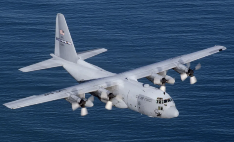 美國空軍的 C-130 運輸機   圖：翻攝自 騰訊網