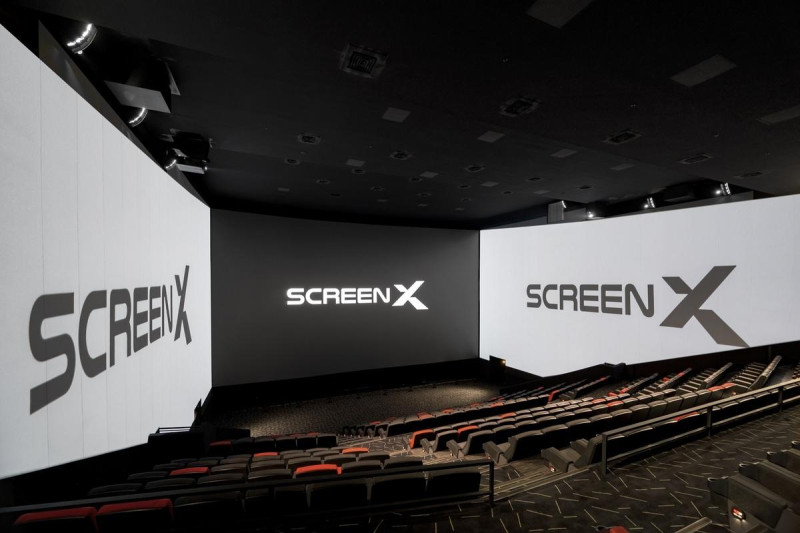 秀泰影城宣布引進韓國最新的270度全景巨幕廳技術Screen X。   圖：秀泰影城/提供