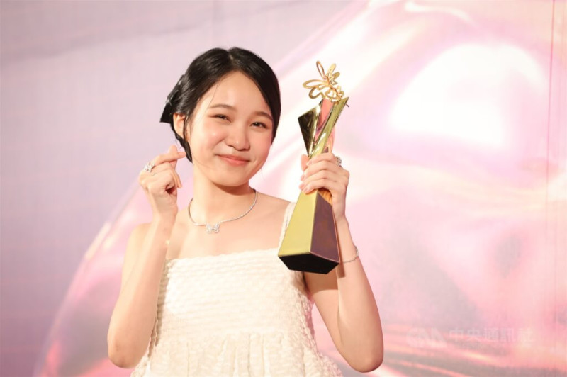 演員林品彤（圖）先前憑藉電影「小曉」拿下金馬影后，6日再度拿下北影最佳女主角殊榮。   圖：中央社提供