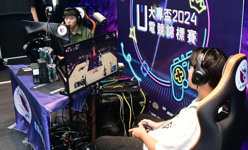 2024第六屆大專盃電競錦標賽NBA2K24賽項總決賽。   圖：正修科大/提供