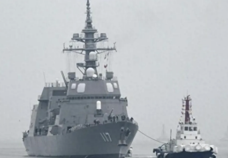 日本海上自衛隊的「涼月」號驅逐艦。   翻攝自 劉覽勳鑒