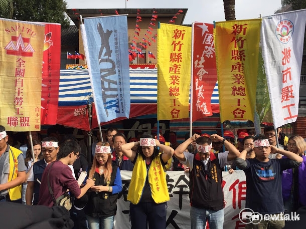 台灣勞工陣線今天呼籲勞動部停止執行「外勞預核制」（資料照片）   圖：新頭殼資料照