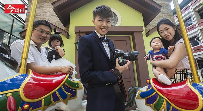 24歲的劉凱希，接下父親的7千萬元事業，面臨傳統婚紗攝影走下坡的年代，憑著「兒童攝影」新生意，為頹勢止血。   圖 :今周刊/提供