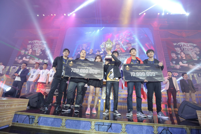 泰國代表隊「MB」勇奪首屆《Garena 傳說對決》TOG 東南亞區域賽總冠軍！   圖：Garena/提供