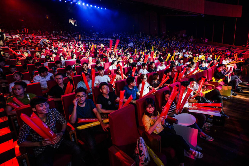 越南河內國家會議中心全場 7,000 名觀眾一同參與這場盛會。   圖：Garena/提供