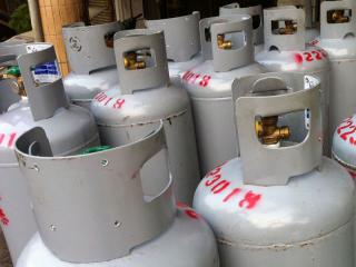 桶裝瓦斯6月份每桶調省60元。   圖：新頭殼資料照片