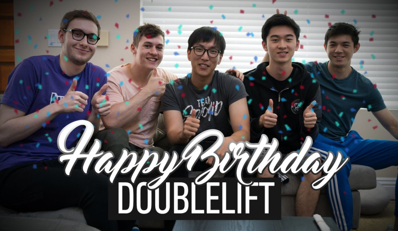 19日是《英雄聯盟》傳奇選手「Doublelift」彭彝良的生日。   圖：翻攝自 Team SoloMid 推特
