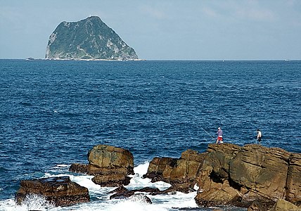 基隆嶼於7月24日至7月26日止封島3天，7月27日起恢復開放登島。   圖：翻攝自維基百科