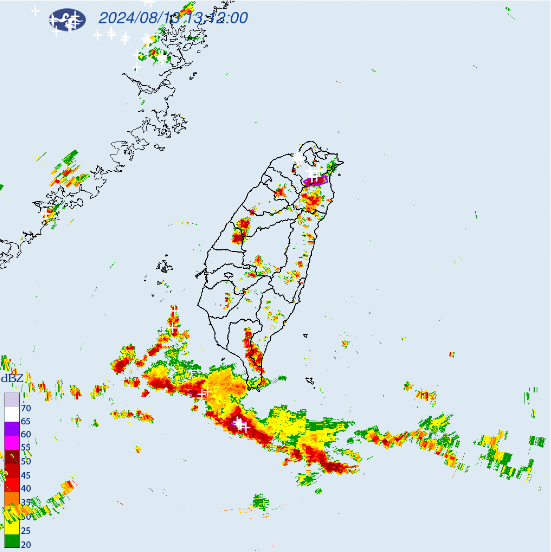 稍早氣象署針對「新北市、宜蘭縣」發布大雷雨即時訊息。   圖：翻攝自中央氣象署官網