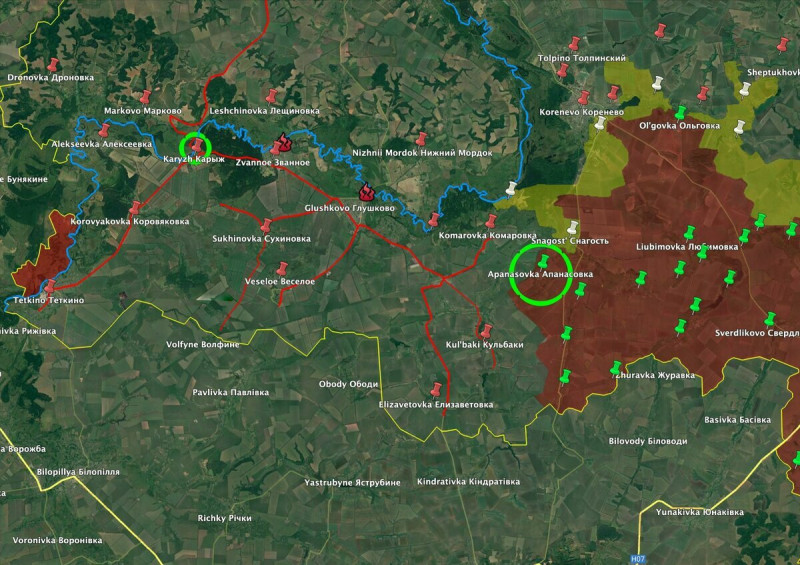 烏軍攻進俄羅斯境內的庫爾斯克地區   圖：翻攝自Ｘ　@ukraine_map