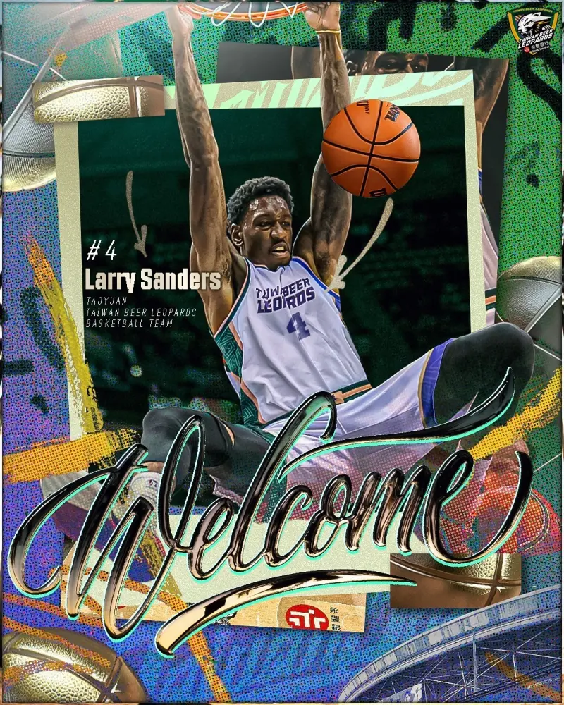 ▲桃園台啤永豐雲豹今宣布簽下前NBA防守悍將桑德斯（Larry Sanders），新賽季與威廉斯（Devin Williams）攜手打造禁區雙塔，成為球隊防守端的核心力量。（圖／台啤雲豹提供）   