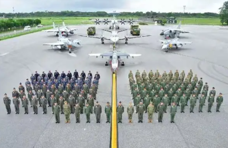 中、泰軍演，雙方空軍精銳盡出。   圖:翻攝自騰訊網